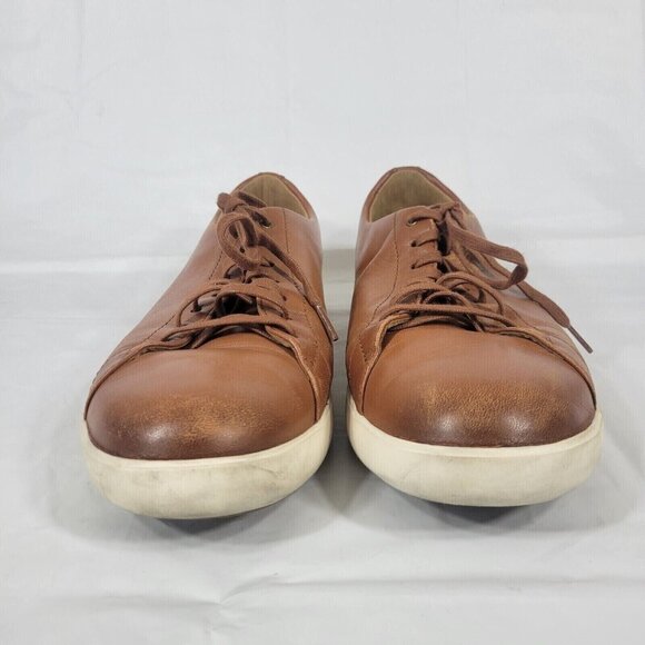 Cole Haan Grand OS Leather Sneakers Men Size 11 Lace Up Low Top Brown Casual - Picture 3 of 13